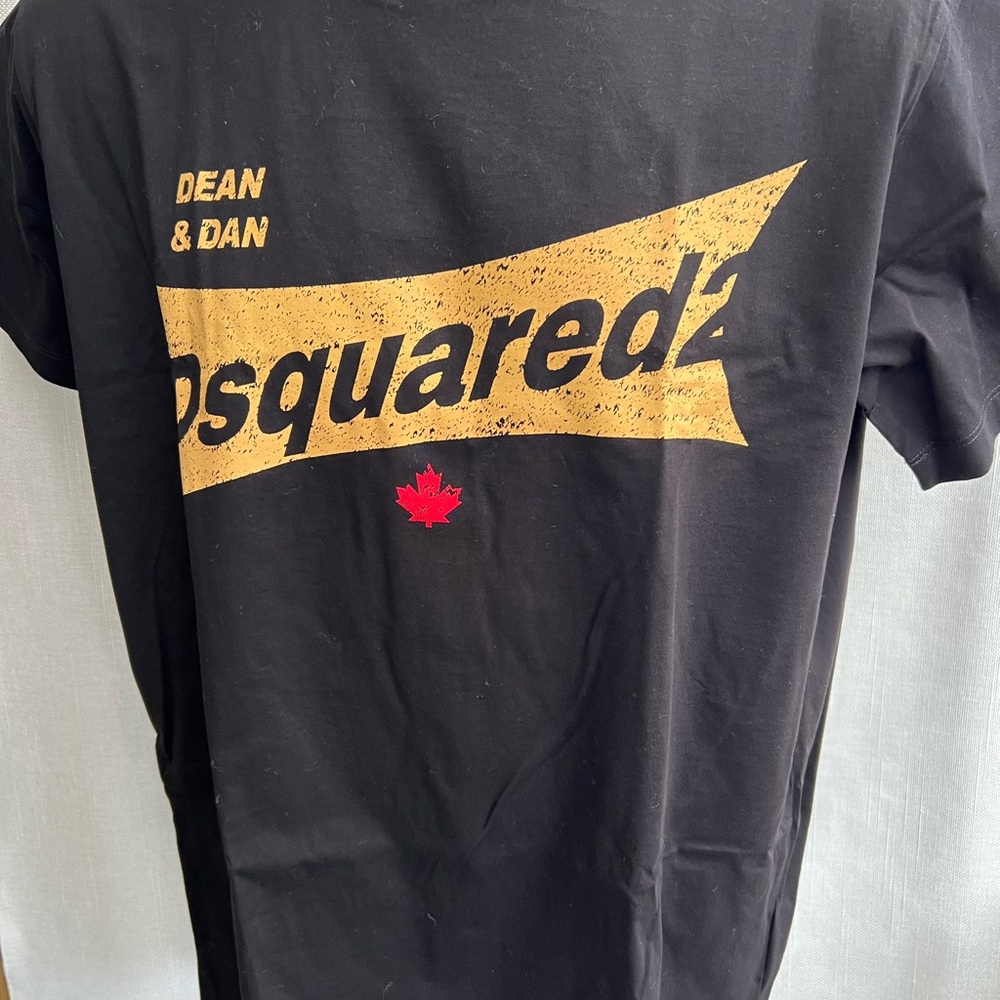 New Men's DSQUARED2 Black T-Shirt